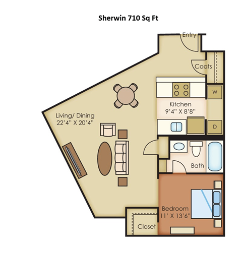 500 East Third Street 1-3 Beds Apartment for Rent - Photo Gallery 24